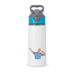 Haaland - Football Active Water Bottle - Blue