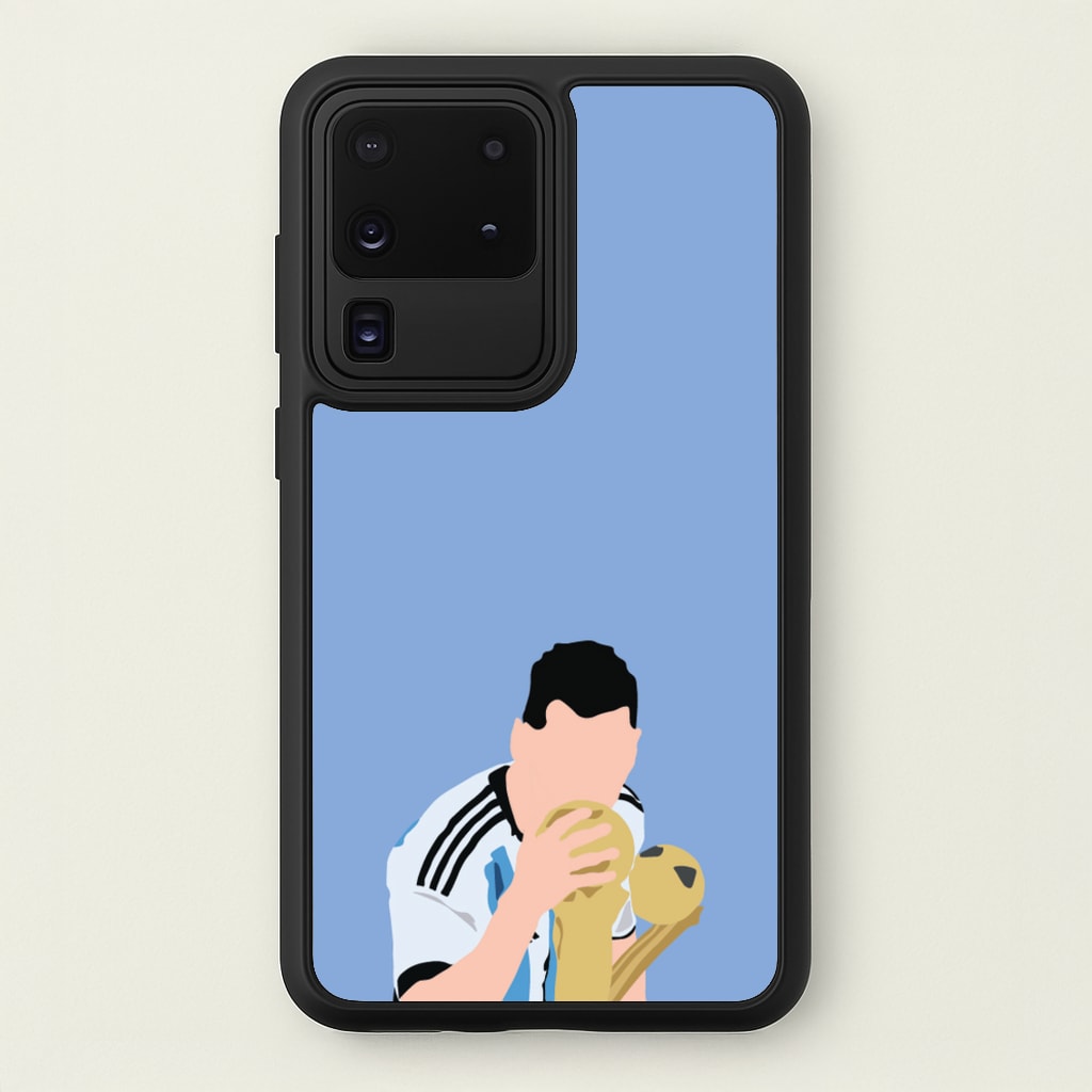 GOAT - Messi  - Football Phone Case for Galaxy S20 Ultra