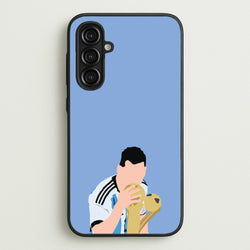 GOAT - Messi  - Football Phone Case for Galaxy A16