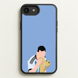 GOAT - Messi  - Football Phone Case for iPhone 6 Plus / 7 Plus / 8 Plus