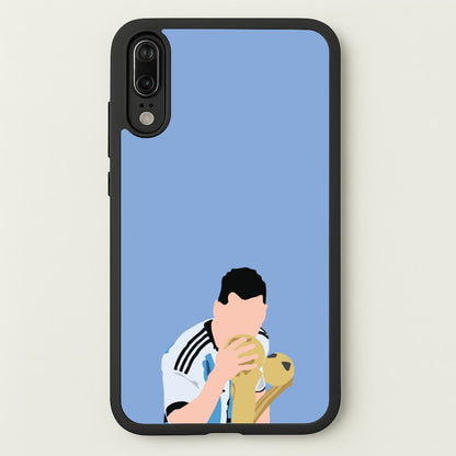GOAT - Messi  - Football Phone Case for Huawei P20