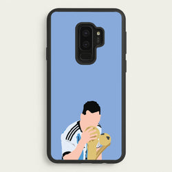 GOAT - Messi  - Football Phone Case for Galaxy S9 Plus
