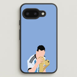 GOAT - Messi  - Football Phone Case for Google Pixel 9a