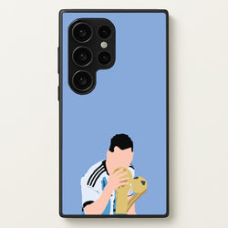 GOAT - Messi  - Football Phone Case for Galaxy S24 Ultra