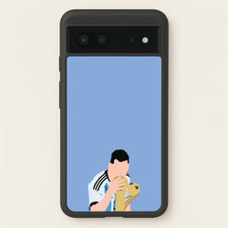 GOAT - Messi  - Football Phone Case for Google Pixel 7