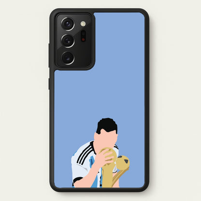 GOAT - Messi  - Football Phone Case for Galaxy Note 20 Ultra