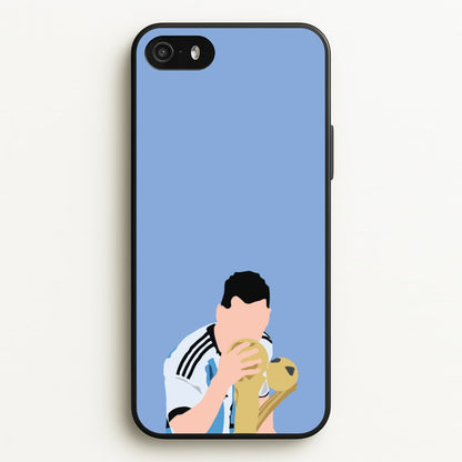 GOAT - Messi  - Football Phone Case for iPhone 5 / 5s / SE 2016