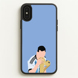 GOAT - Messi  - Football Phone Case for iPhone XS Max