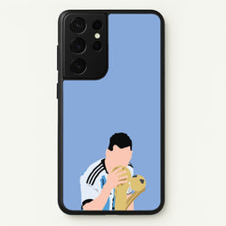 GOAT - Messi  - Football Phone Case for Galaxy S21 Ultra