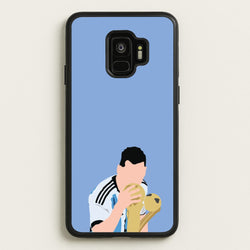 GOAT - Messi  - Football Phone Case for Galaxy S9