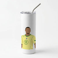 R9 Ronaldo - Football Skinny Tumbler