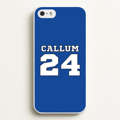 Dark Blue - Personalised Football  - Football Phone Case for iPhone 5 / 5s / SE 2016