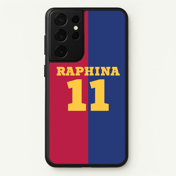 Red And blue  - Football Phone Case for Galaxy S21 Ultra