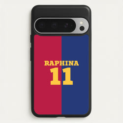 Red And blue  - Football Phone Case for Google Pixel 9 Pro XL
