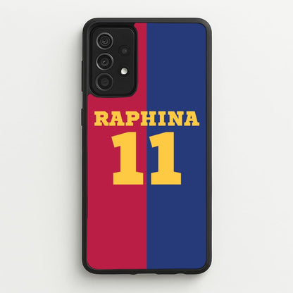 Red And blue  - Football Phone Case for Galaxy A52 / A52s