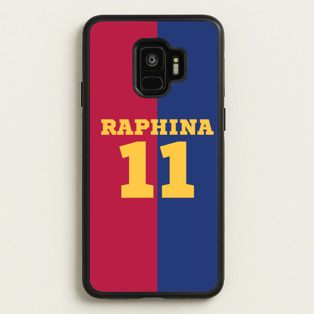 Red And blue  - Football Phone Case for Galaxy S9