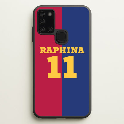 Red And blue  - Football Phone Case for Galaxy A21s