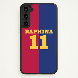 Red And blue  - Football Phone Case for Galaxy S23