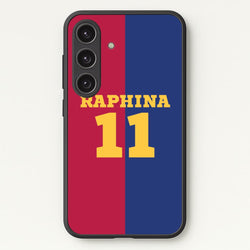 Red And blue  - Football Phone Case for Galaxy S25
