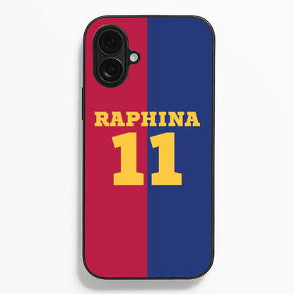 Red And blue  - Football Phone Case for iPhone 16 Plus