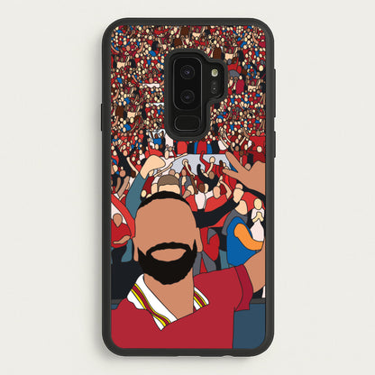 Mo Crowd Selfie  - Football Phone Case for Galaxy S9 Plus