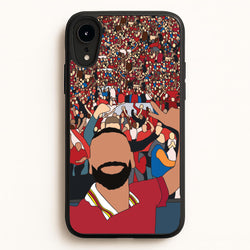 Mo Crowd Selfie  - Football Phone Case for iPhone XR