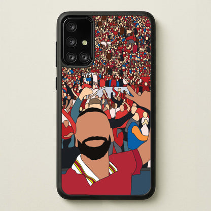 Mo Crowd Selfie  - Football Phone Case for Galaxy A71