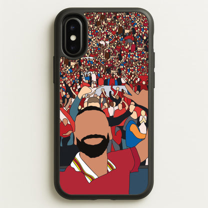 Mo Crowd Selfie  - Football Phone Case for iPhone X / XS