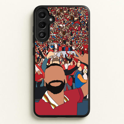 Mo Crowd Selfie  - Football Phone Case for Galaxy A34