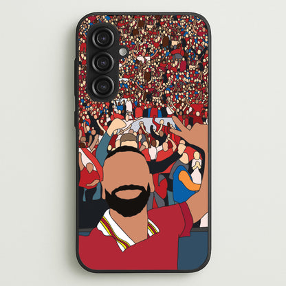 Mo Crowd Selfie  - Football Phone Case for Galaxy S23FE