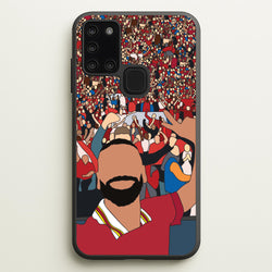 Mo Crowd Selfie  - Football Phone Case for Galaxy A21s