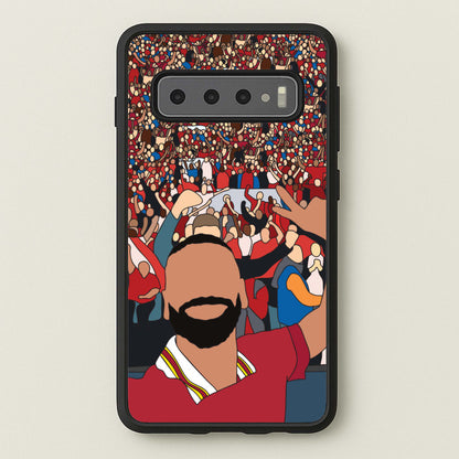 Mo Crowd Selfie  - Football Phone Case for Galaxy S10 Plus