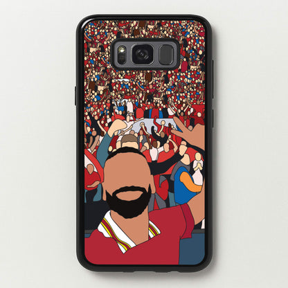 Mo Crowd Selfie  - Football Phone Case for Galaxy S8 Plus