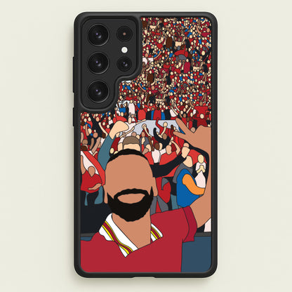 Mo Crowd Selfie  - Football Phone Case for Galaxy S22 Ultra