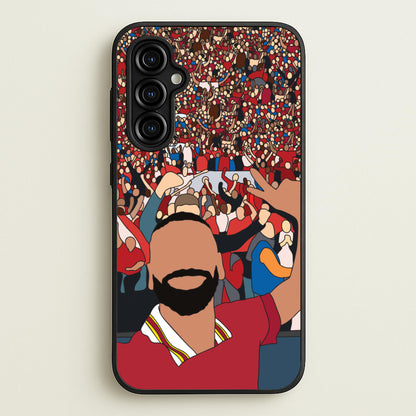 Mo Crowd Selfie  - Football Phone Case for Galaxy A54