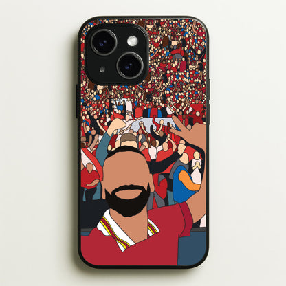 Mo Crowd Selfie  - Football Phone Case for iPhone 15