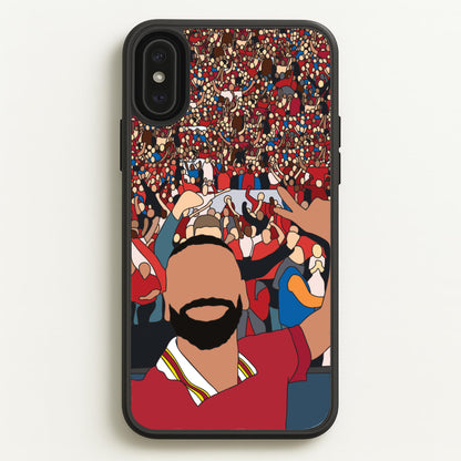 Mo Crowd Selfie  - Football Phone Case for iPhone XS Max