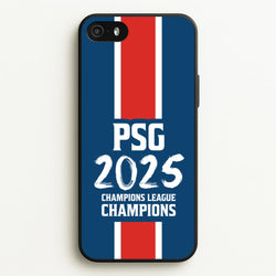 Champion League Winners 25 PSG  - Football Phone Case for iPhone 5 / 5s / SE 2016
