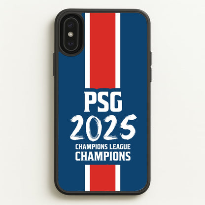 Champion League Winners 25 PSG  - Football Phone Case for iPhone XS Max
