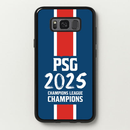 Champion League Winners 25 PSG  - Football Phone Case for Galaxy S8