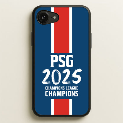 Champion League Winners 25 PSG  - Football Phone Case for iPhone 16e