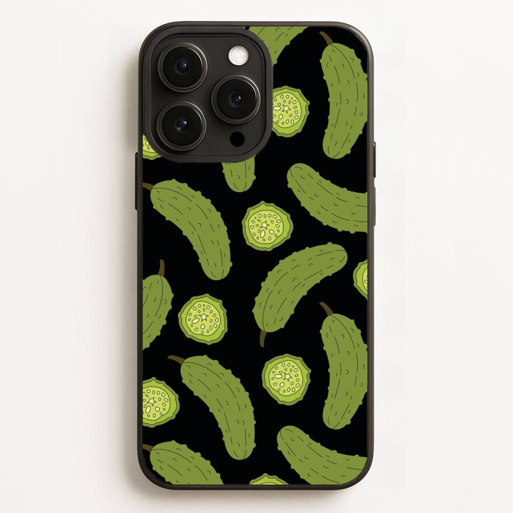 Pickle Assortment Pattern  - Food Patterns Phone Case for iPhone 16 Pro Max