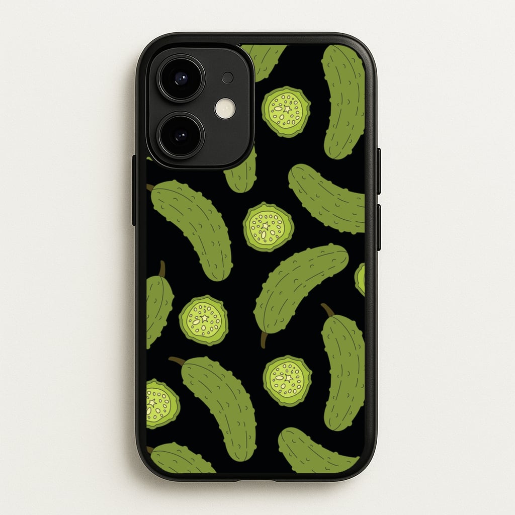 Pickle Assortment Pattern  - Food Patterns Phone Case for iPhone 12 / 12 Pro