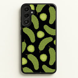 Pickle Assortment Pattern  - Food Patterns Phone Case for Galaxy A34
