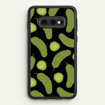 Pickle Assortment Pattern  - Food Patterns Phone Case for Galaxy S10e