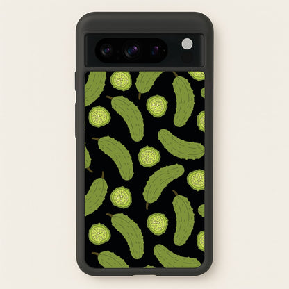 Pickle Assortment Pattern  - Food Patterns Phone Case for Google Pixel 8 Pro