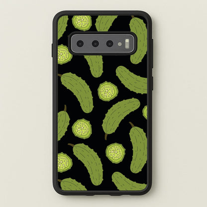 Pickle Assortment Pattern  - Food Patterns Phone Case for Galaxy S10