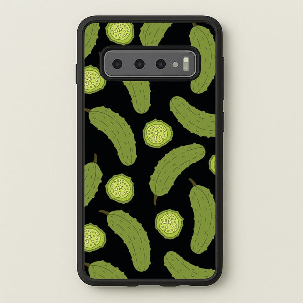 Pickle Assortment Pattern  - Food Patterns Phone Case for Galaxy S10