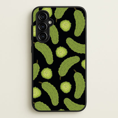 Pickle Assortment Pattern  - Food Patterns Phone Case for Galaxy A54