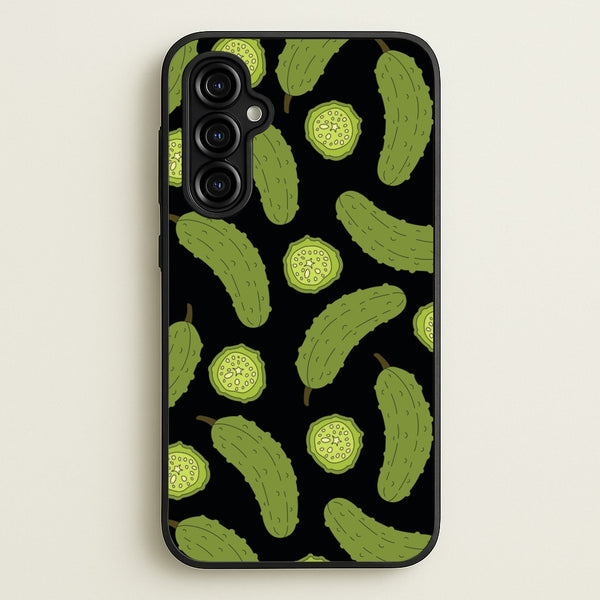 Pickle Assortment Pattern  - Food Patterns Phone Case for Galaxy A54